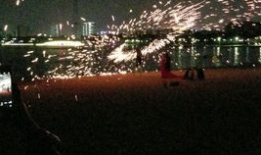 放烟花的视频,烟花绽放的视觉盛宴